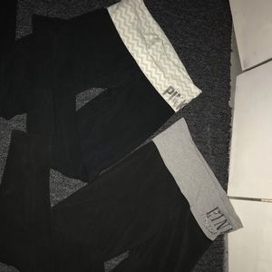 BUNDLE! VS Pink yoga leggings